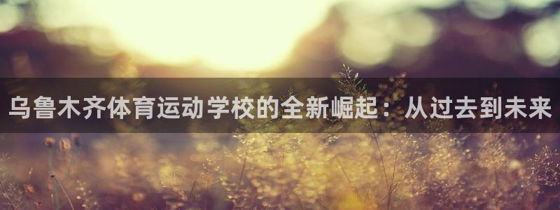 米兰体育官网下载平台注册：乌鲁木齐体育运动学校的全新崛起：从