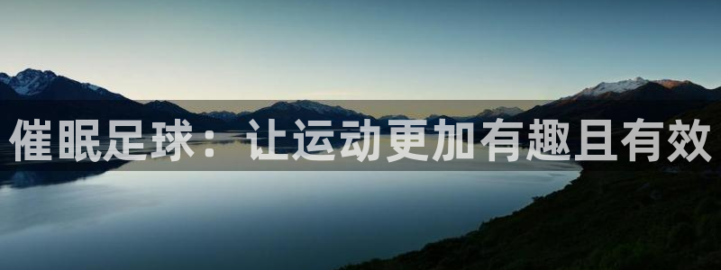 米兰体育官方正版app娱乐首页网站大全：催眠足球：让