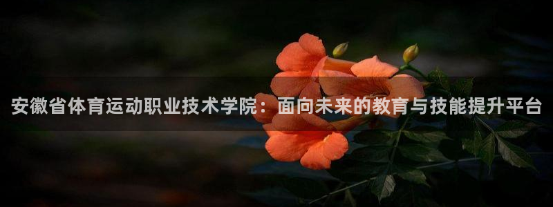米兰体育官网下载注册：安徽省体育运动职业技术学院：面向未来的