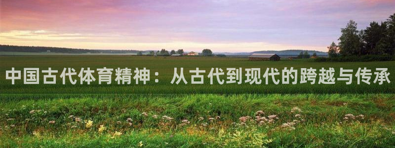 米兰体育官网下载平台是正规平台吗安全吗：中国古代体育精神：从